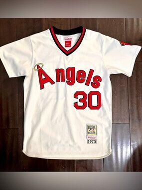 Authentic Mitchell & Ness-Anaheim Angels 1973 Nolan Ryan #30